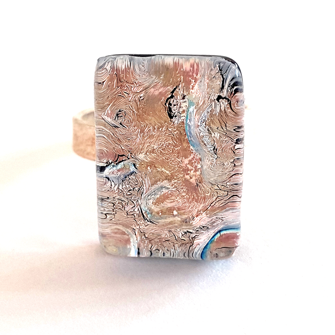 Fog Ring  schwarz silber