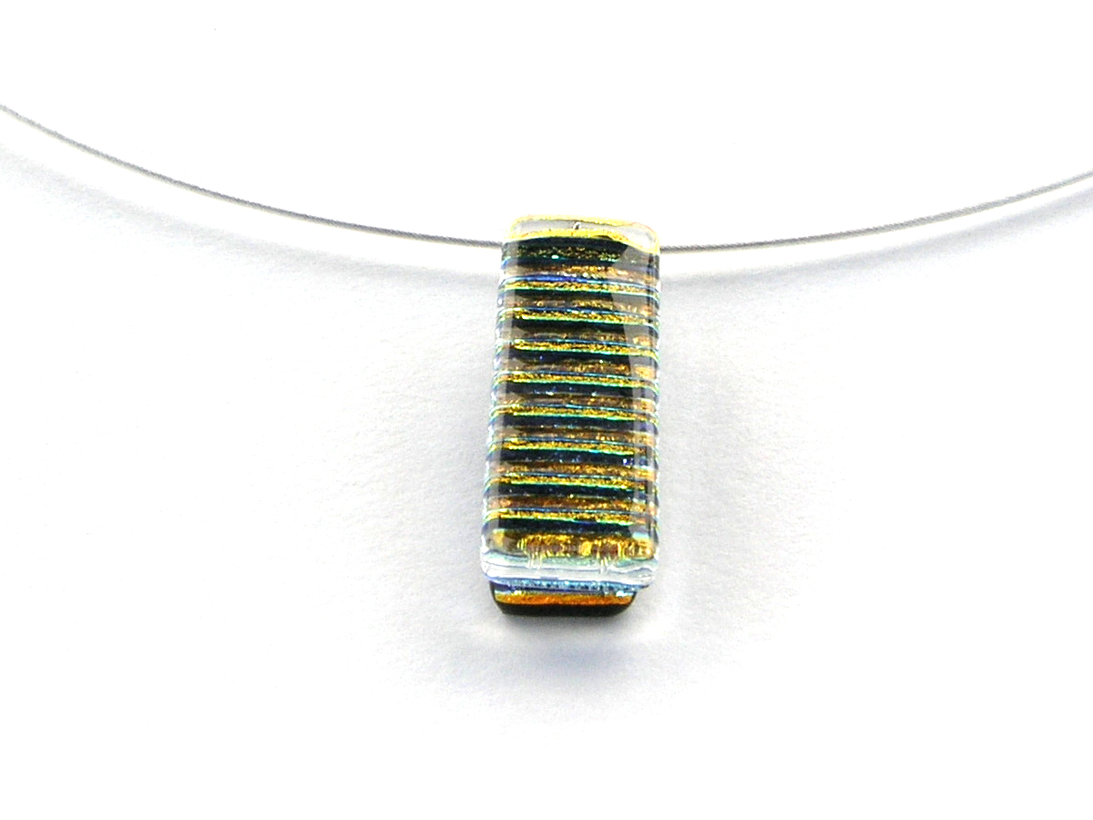 Direct Halskette mini gold streifen