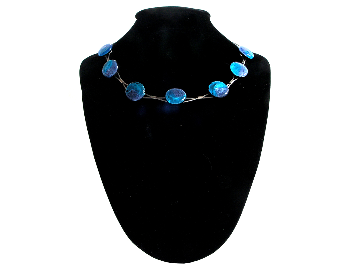 Midnight Halskette Sinus blau