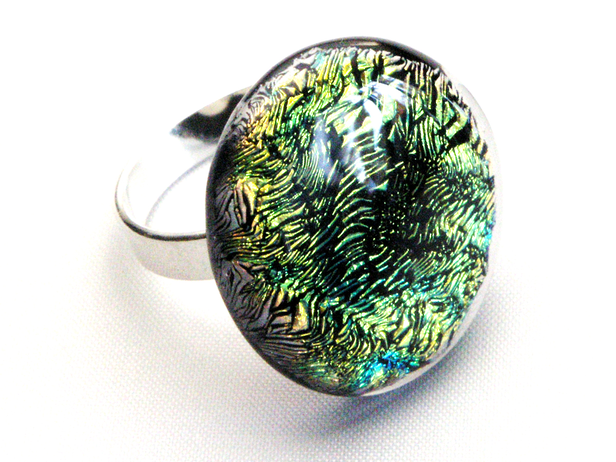 Diround Ring grünlich