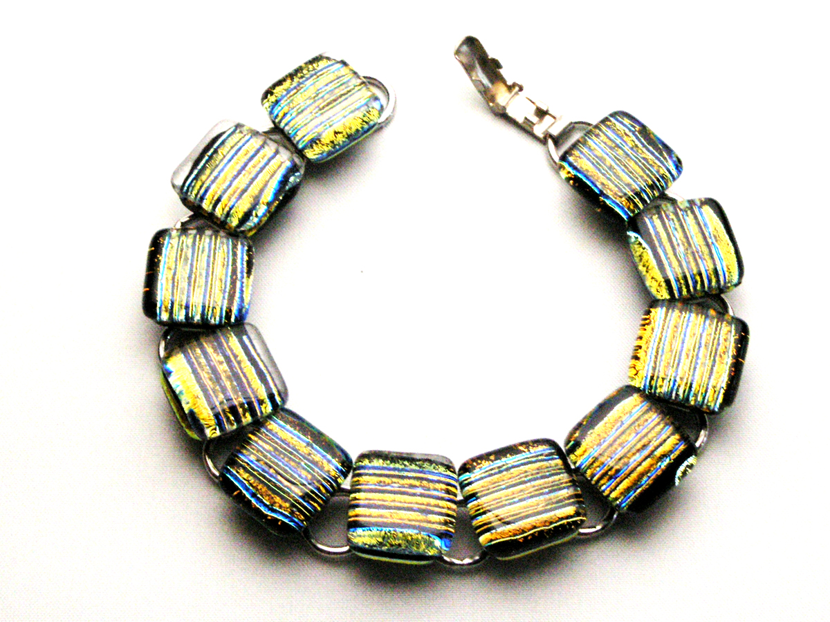 Direct Armkette gold streifen