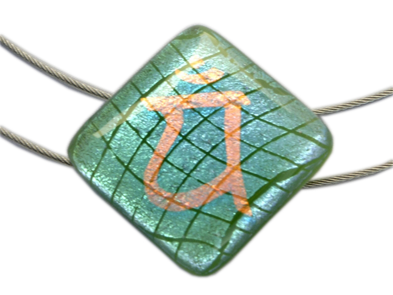 Warp Halskette Large Herzchakra