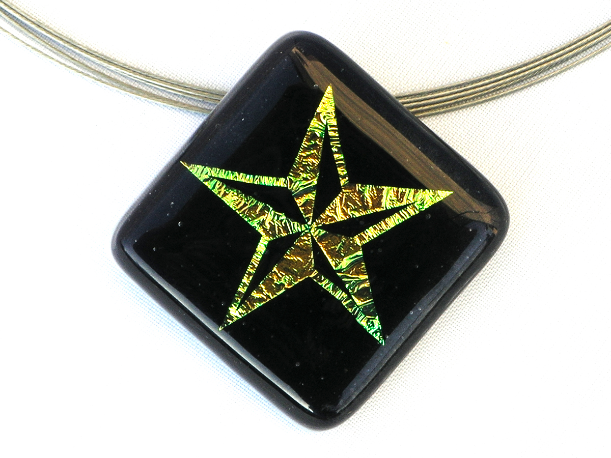 Halskette Star dunkelviolett