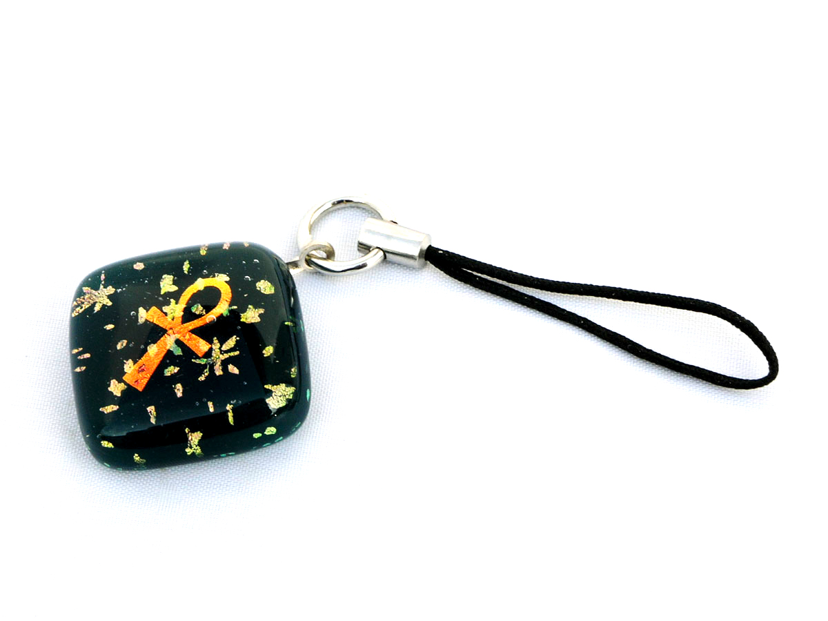 Ankh Stars Anhänger Grün