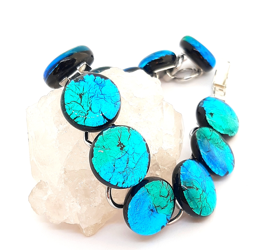 Midnight Armkette aqua türkis