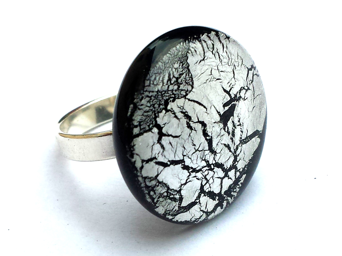 Midnight Ring silber