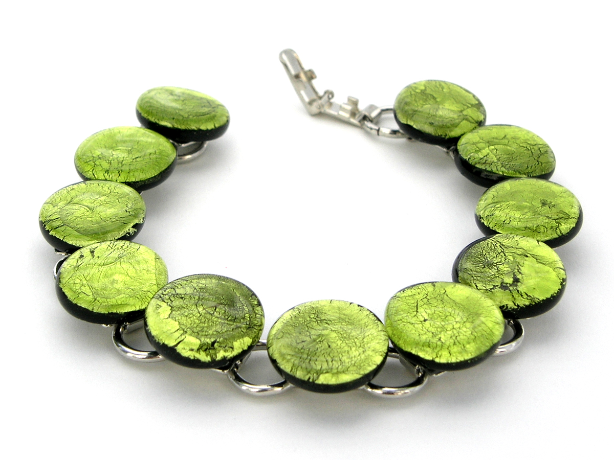 Midnight Armkette peridot