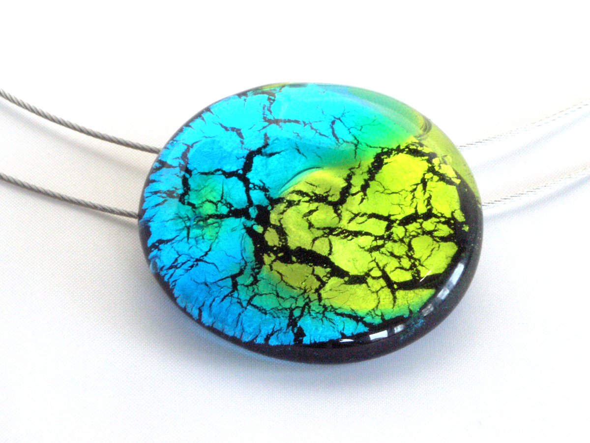 Midnight Moon Halskette XL peridot aqua