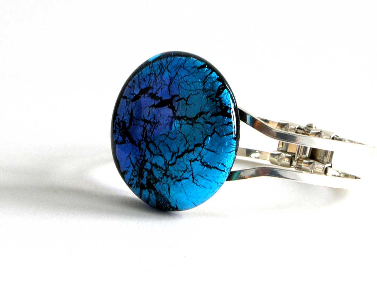 Midnight Scharnierspange blau