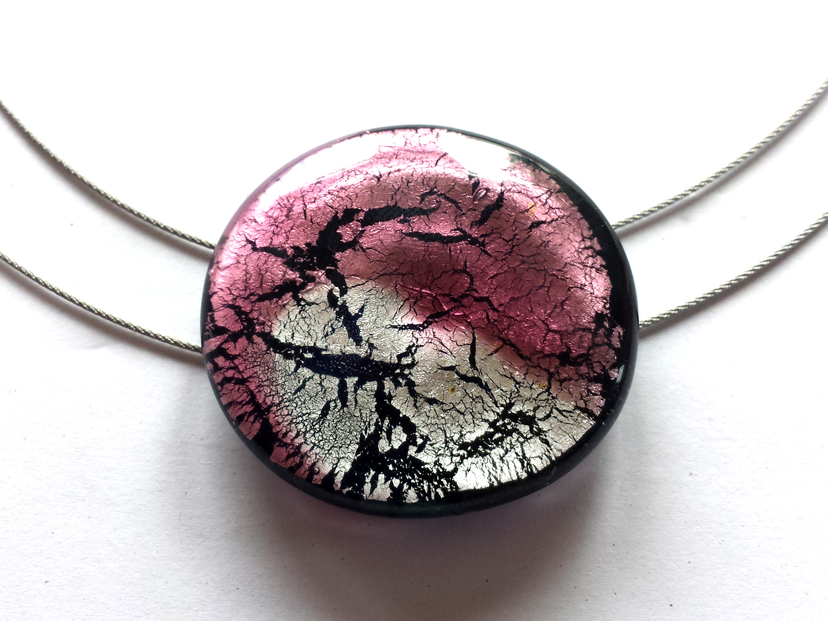 Midnight Moon Halskette XL rose silber