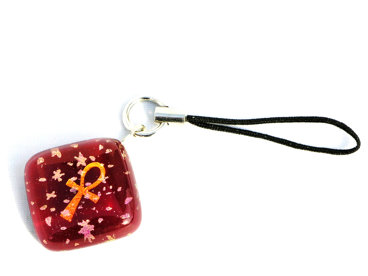 Ankh Stars Anhänger Rot