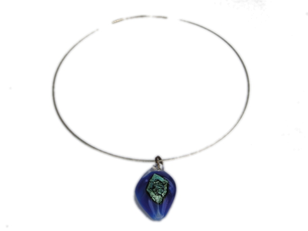 Rave Tio Halskette cobalt blau